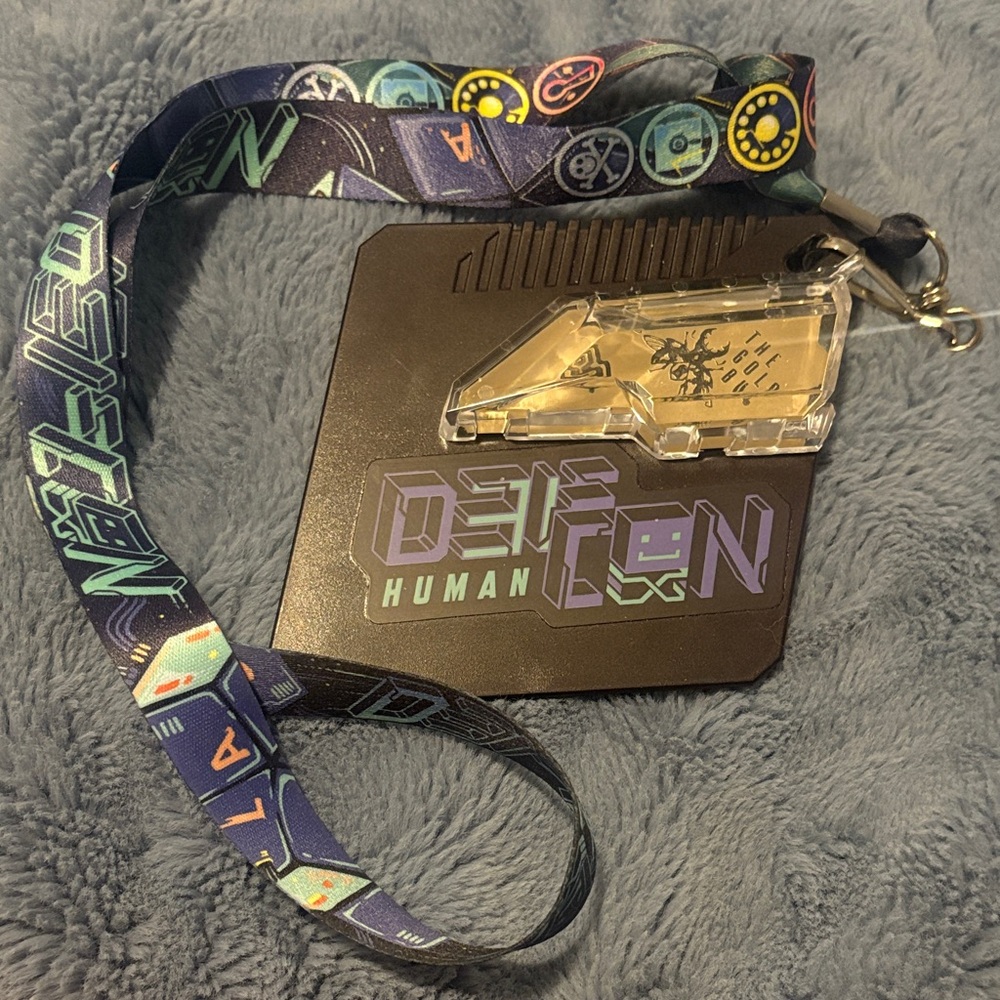 DEF CON Human Badge with Lanyard